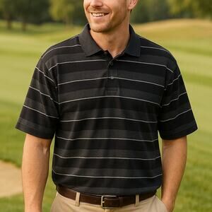 Vintage Callaway by Nordstrom Golf Shirt 80s 2-Ply Mercerized Pima Cotton Polo M